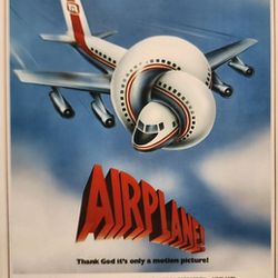Airplane The Movie Poster Print On Metal 