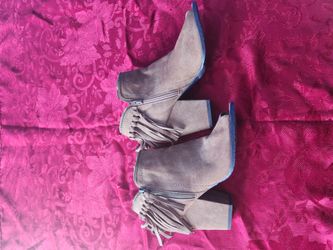 Open toe boots size 11