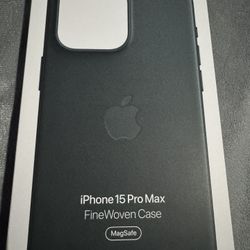 iPhone 15 Pro Max FineWoven Case  Dark Green 