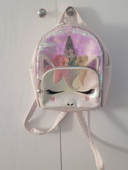 Sparkly Sequined Unicorn Backpack
