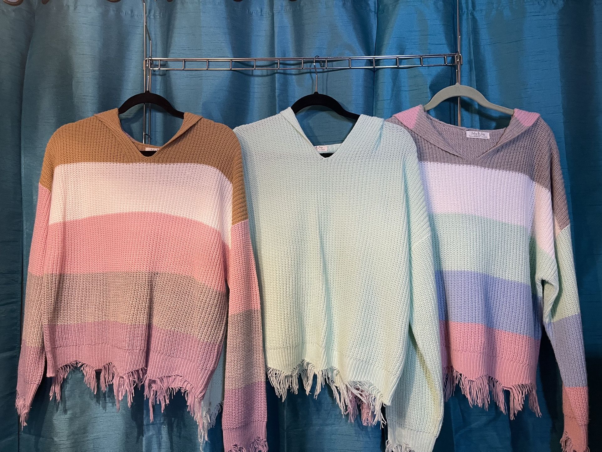 Sweaters and shirts