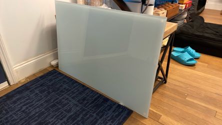 Glass dry erase board 35” x 23”
