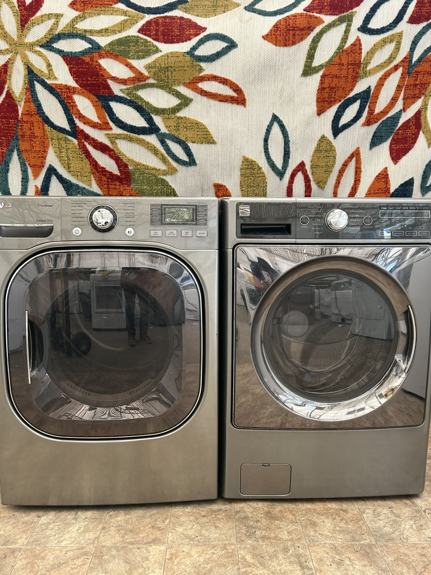 Kenmore And LG Set Gas Laundry