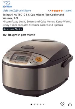 Zojirushi NS-TSC10 5.5-Cup Micom Rice Cooker & Warmer