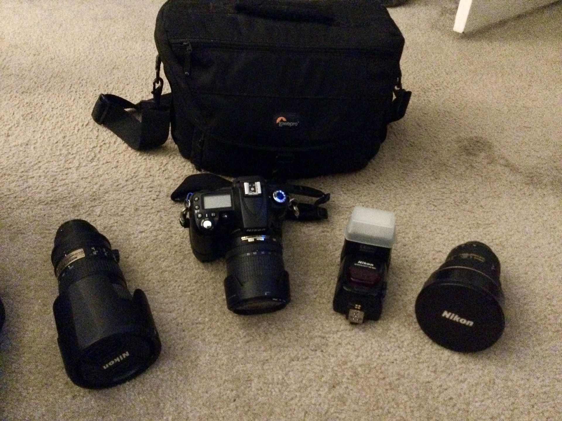 Nikon D90 DSLR Camera Kit - Bag, Multiple Lenses And Accessories