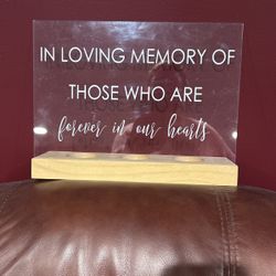 Loving Memory Wedding Items