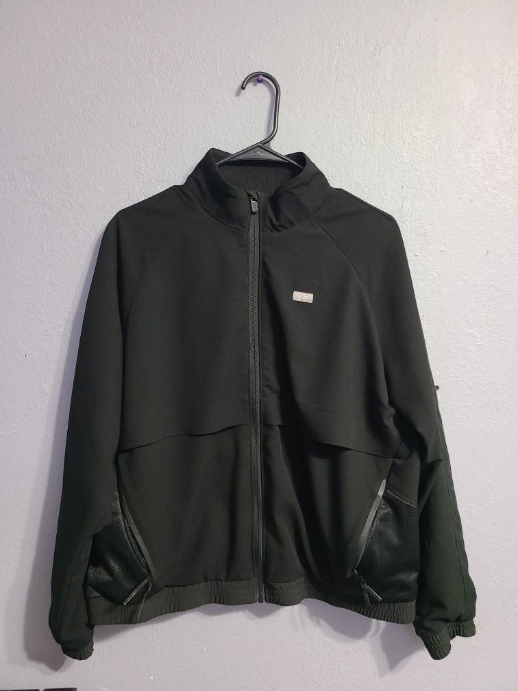 FIGS Scrubs Black Jacket