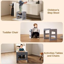 Table and Chair Set for Toddler and Baby, Kids Table and Chair Set