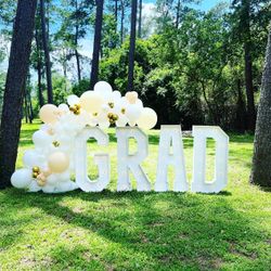 Graduation Grad Marquee Letters 