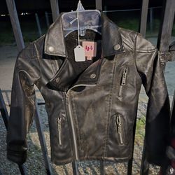 Girls Leather Jacket 