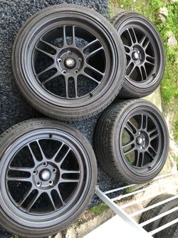 Mst Rims w/ Tires In Good Condition 10/9