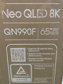 Samsung - 65” Class QN990F Series Neo QLED 8K Mini LED SamsungVision AI Smart Tizen TV