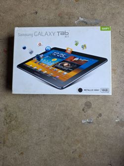Older pre-owned Galaxy Tablet without any cords, $15
