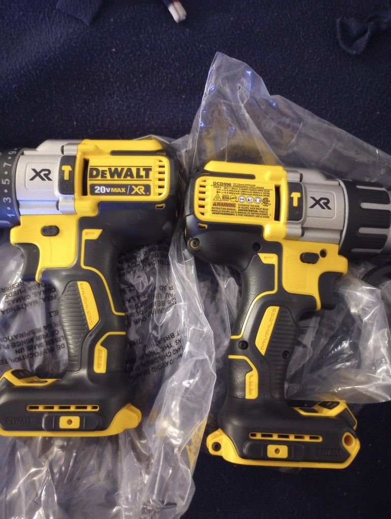 DeWalt XR Brushless 3sp Hammer Drills With Power Detent $125 Each