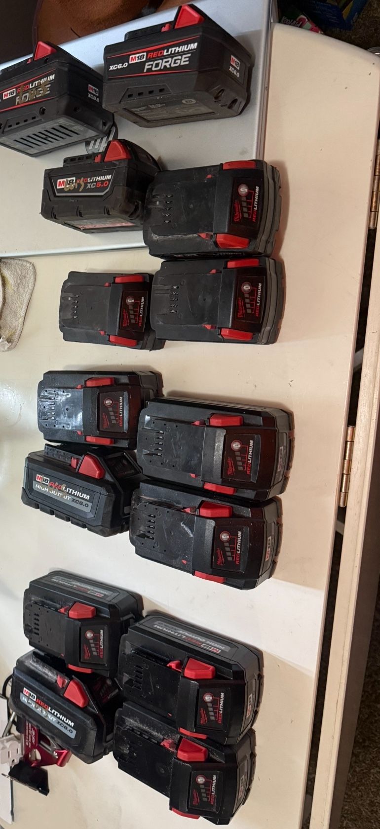 Milwaukee M18 Battery Lot