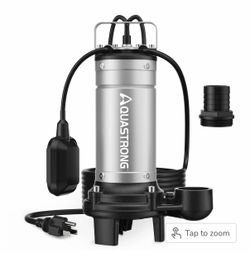 Aquastrong 1 HP Submersible Sewage Pump