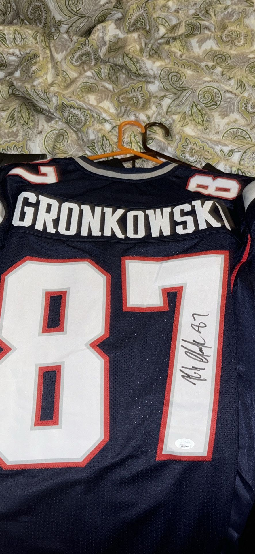 Rob Gronkowski signed jersey