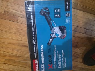 Brand New Makita 18V LXT Brushless X-LOCK Angle Grinder XAG25Z