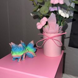 3D ART PRINTED KITSUNE FOX 