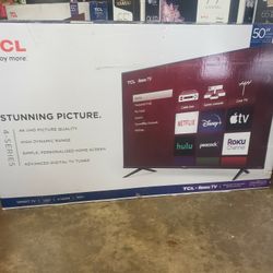 Tv TCL Roku 50", 4k, Smart, Alexa, Google, Excellent 
