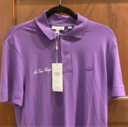 Lacoste Peruvian cotton rare purple Polo 