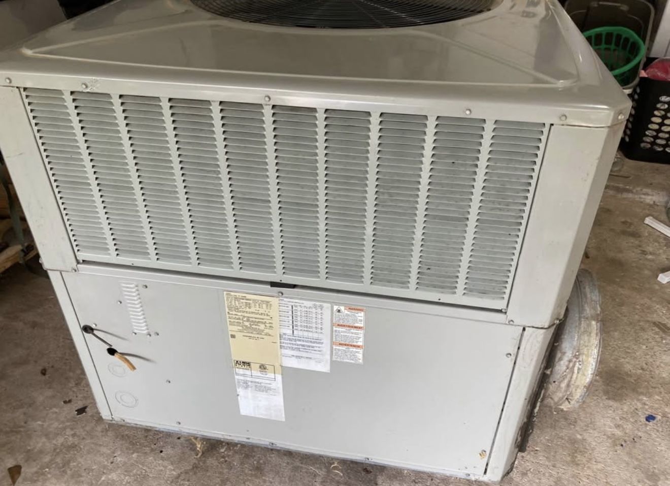 American Standard Ton Heat Pump HVAC Unit