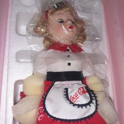 Coca-Cola Collectible Porcelain Doll
