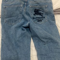 Burberry X Supreme Jean Size 30 With All Tags And Bag 