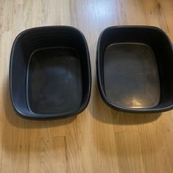 Cat Litter Box, 18-12”x14-3/4” Each  $5