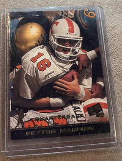 Peyton Manning 1998 Rookie Football Card