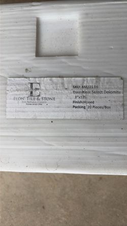 Marble tile 3x12