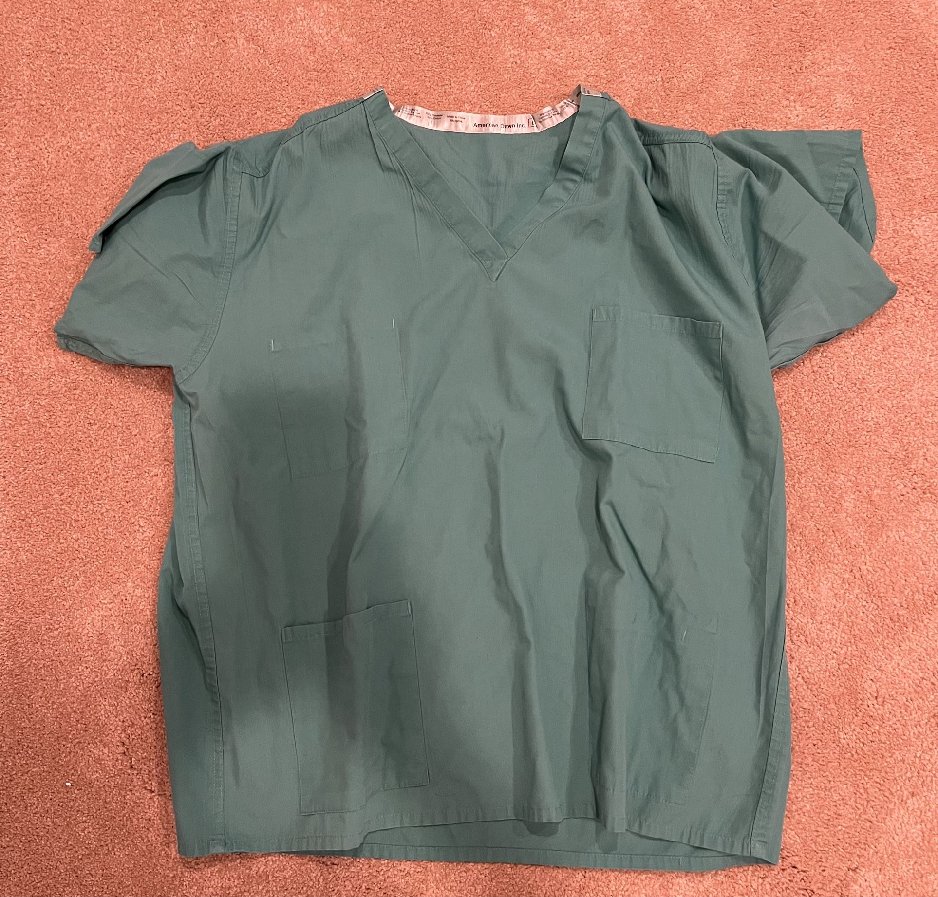 Green Scrubs Large Shirt 