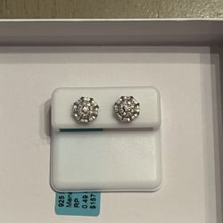 Real Moissanite Studs