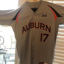 Authentic Auburn University Baseball Jersey