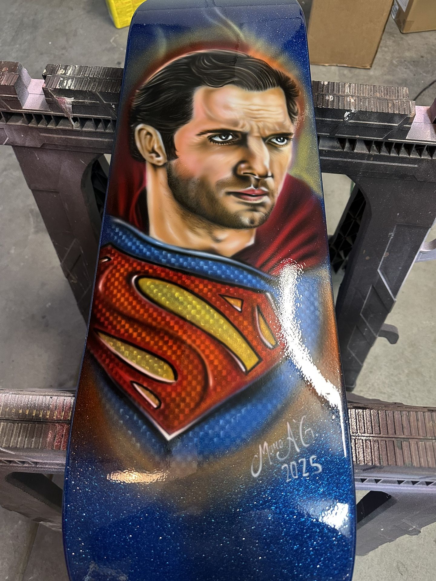 Skateboard Custom Airbrush