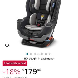 Graco  4Ever Extend2Fit DLX 4-in-1 Car Seat