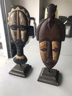 African mask home decor