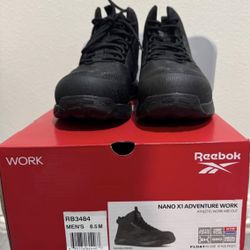 Men Moc-Toe Work boots 