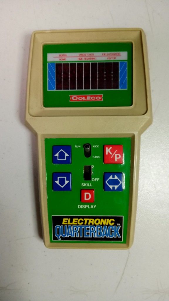 1978 Coleco Electronic Quarterback Handheld Vintage Football Game Tested WORKS