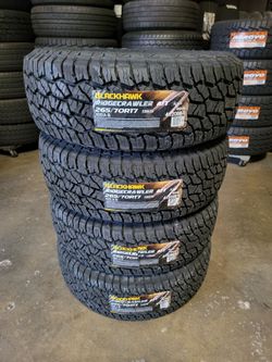 LT 265 70 17 ALL TERRAIN 10PLY TIRES TACOMA 4RUNNER TUNDRA SEQUOIA FJ SILVERADO SUBURBAN AVALANCHE TAHOE SIERRA F150