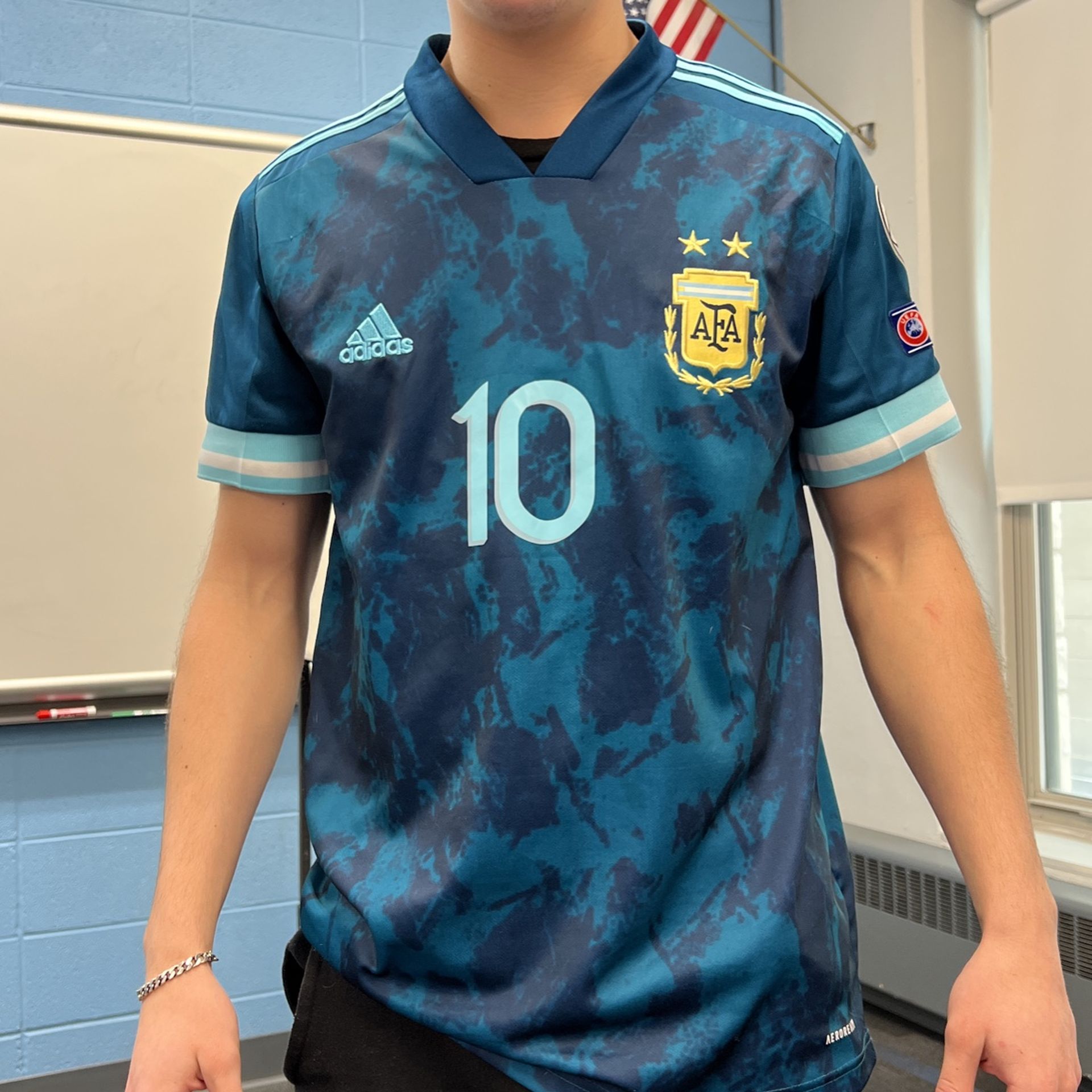 Lionel Messi Argentina World Cup Jersey
