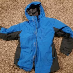 3 In 1 Land's End Kids Squall Jacket Size M 10/12