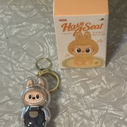 Have a Seat Labubu Keychain 