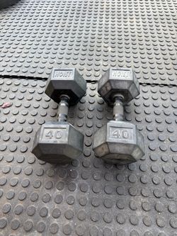 40 lbs dumbbells weight