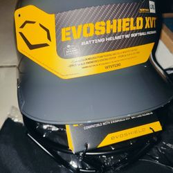EvoShield XVT Batting Helmet Gloss Finish with Facemask
