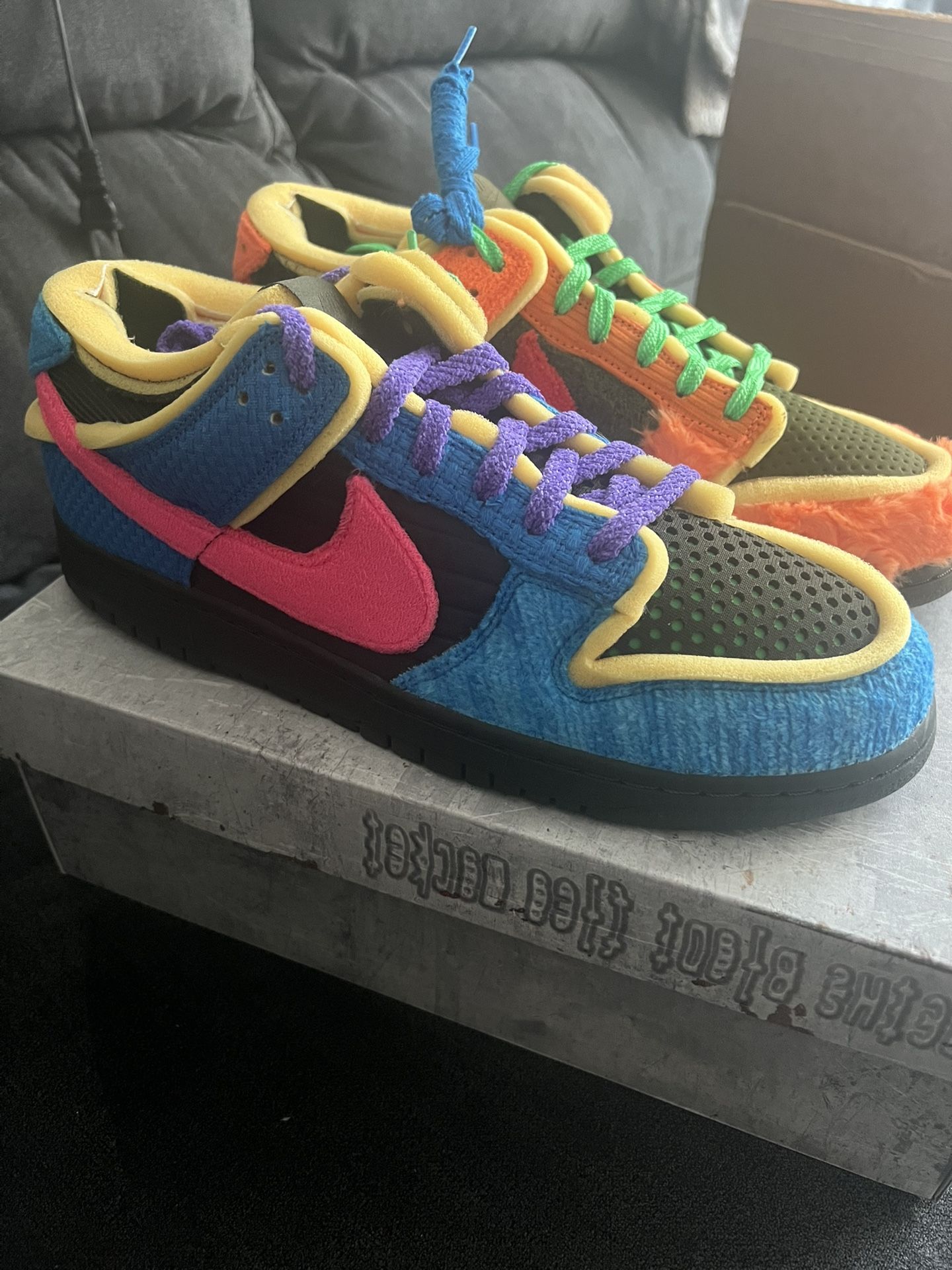 Nike Dunk Low Cactus Plant Flea Market Swamp Sponge Photo Blue (Size 12)