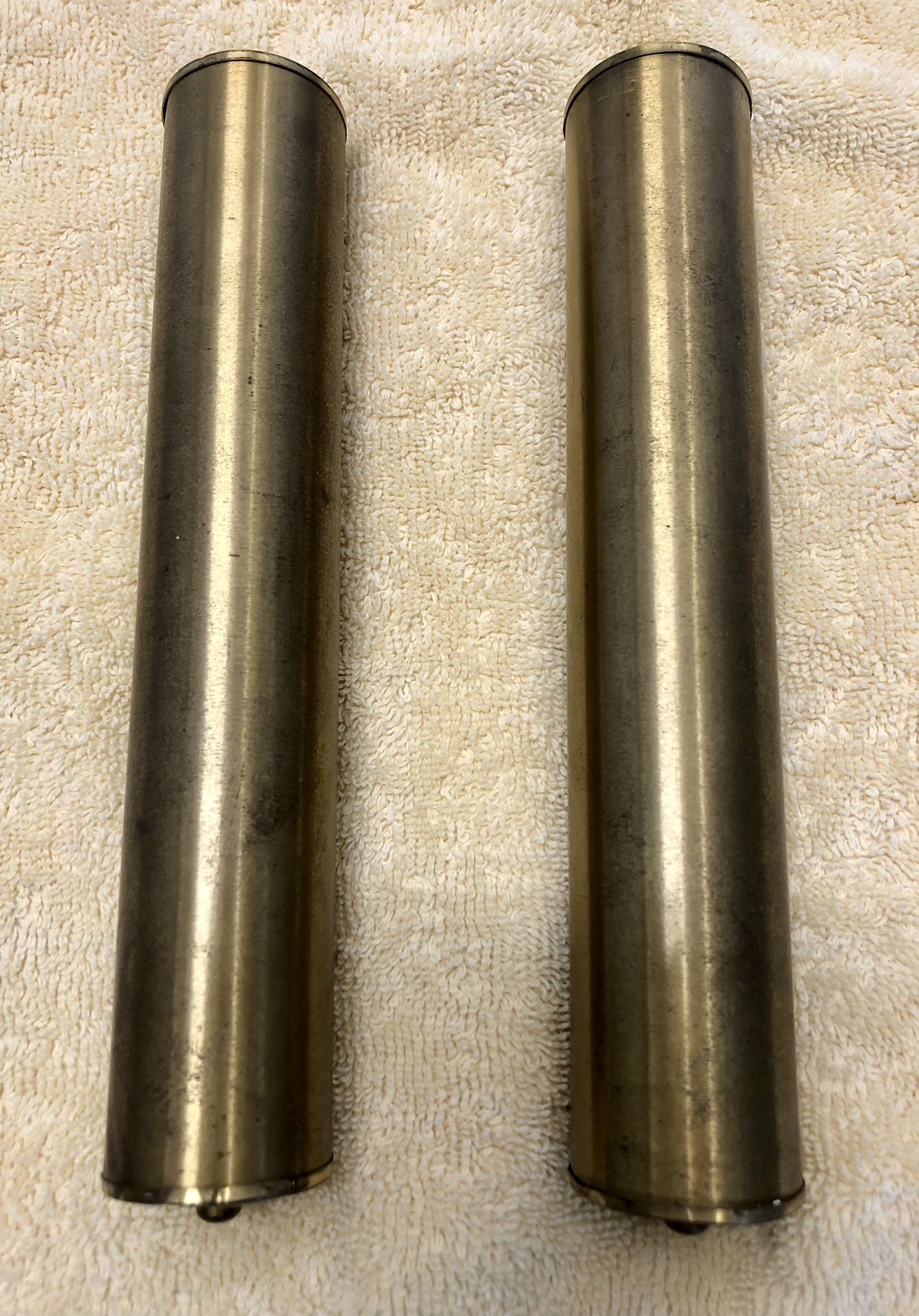 Antique Brass Clock Weights