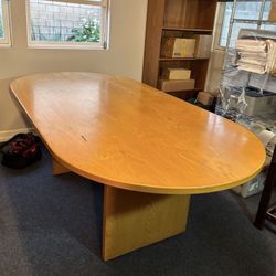 big wooden table