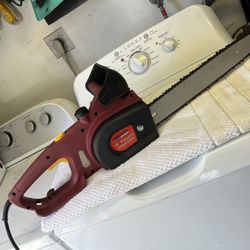 Electric Chainsaw working Blade Needs Sharpening