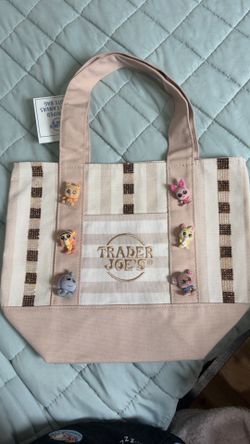 Winnie the Pooh Trader Joe tote bag with rhinestones